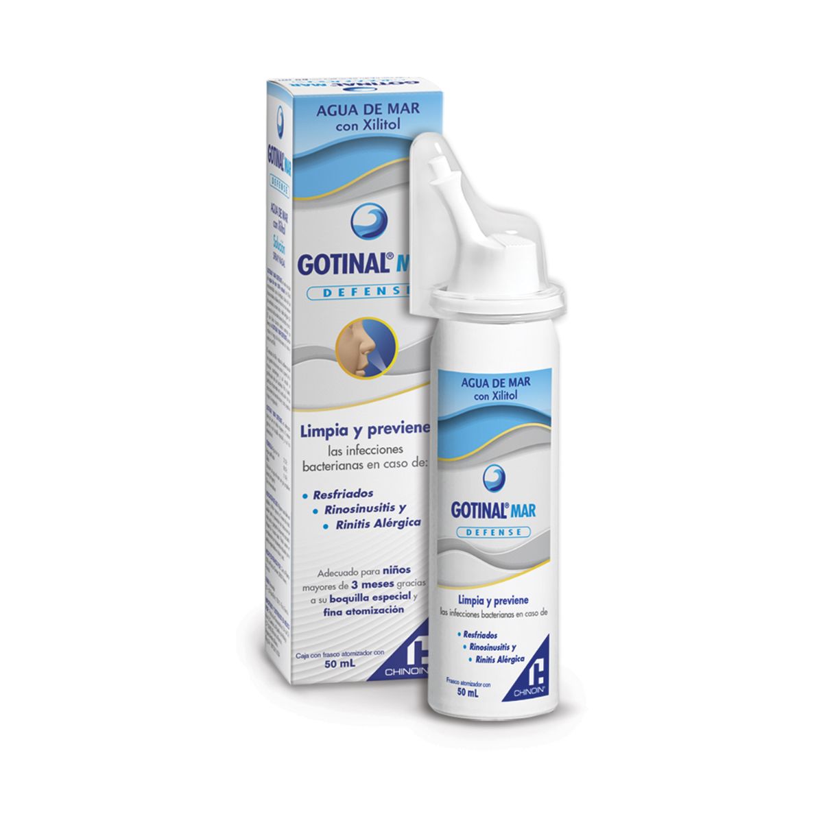 Gotinal Device GOTINAL MAR DEFENSE FCO ATOM 50ML - Circulo de la Salud Oro