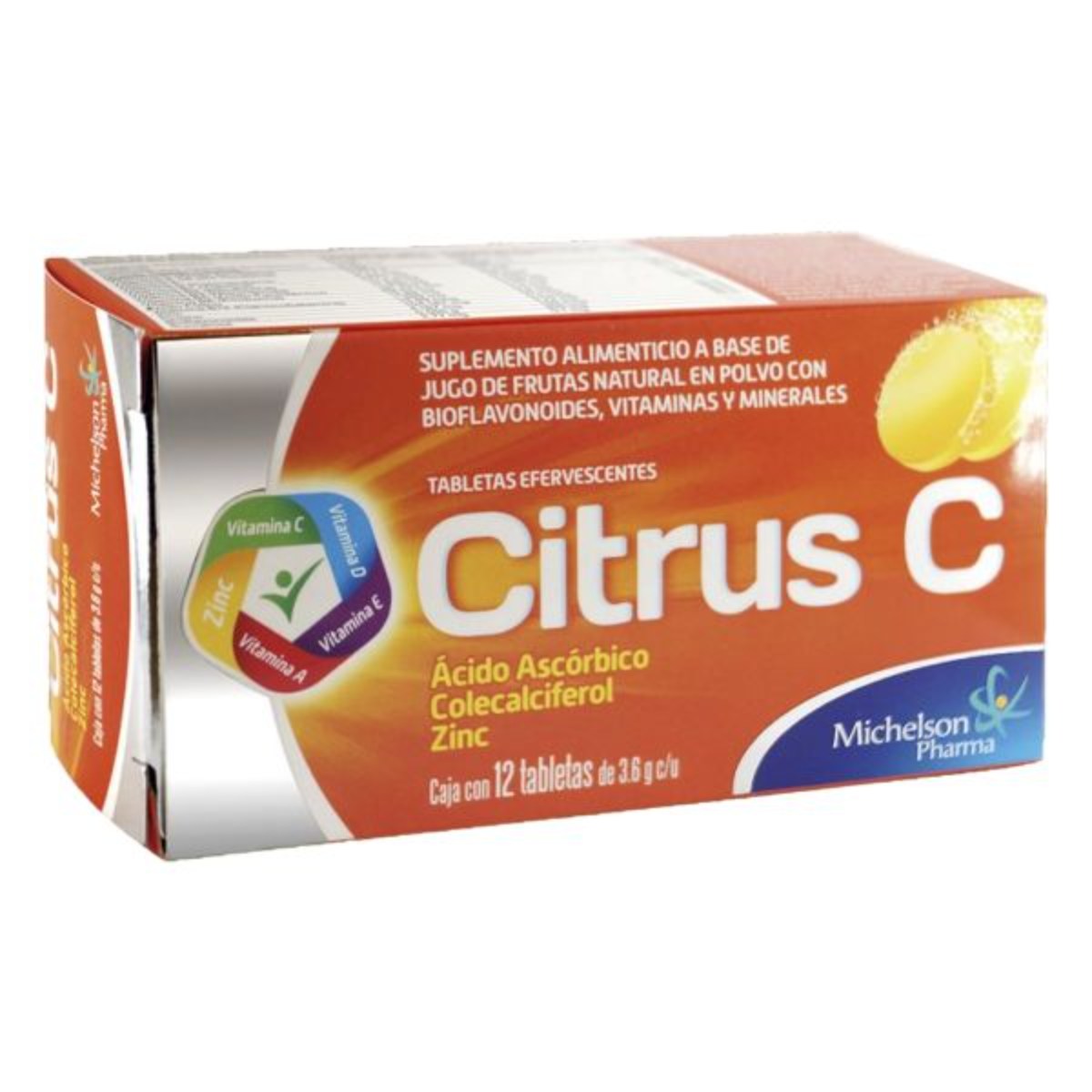 CITRUS C SUP ALIM 12 TAB EFERV - Circulo de la Salud Oro