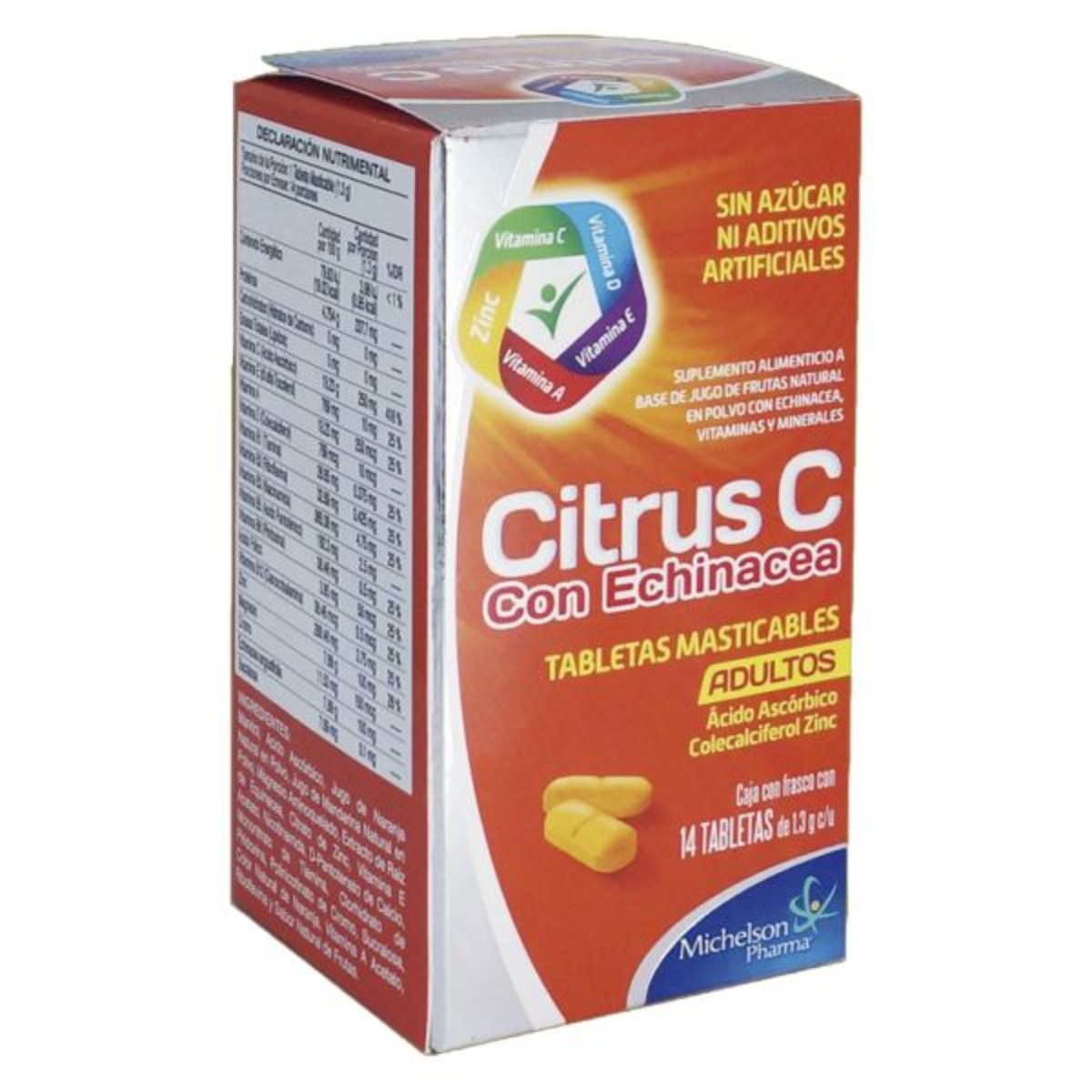 CITRUS C AD C/ECHINAC 14TAB MAST - Circulo de la Salud Oro